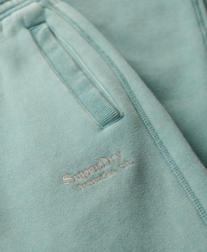 Superdry Damskie spodnie do biegania Essential ze ściągaczami i logo