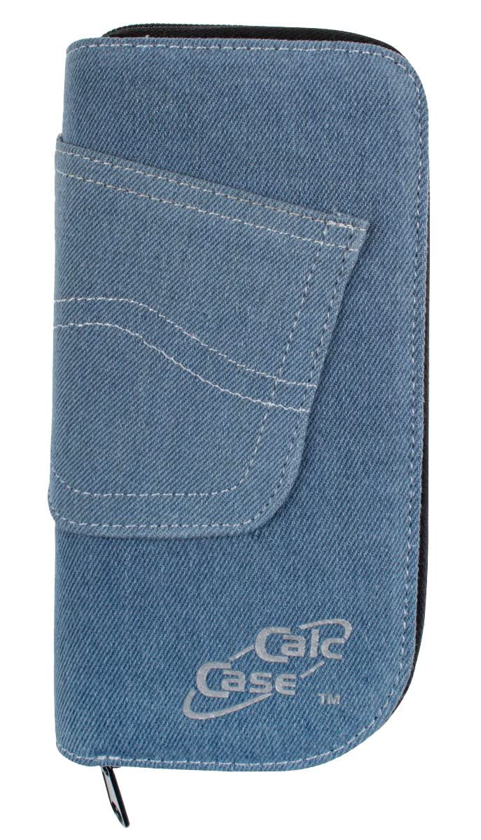 DynaTech Taschenrechner-Set Taschenrechner Casio FX-85 DE X mit Schutztasche Jeans hell kompatibel mit FX-85 DE X im Set mit Zirkelset, Displayschutzfolie und Garantie