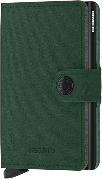 SECRID - Miniwallet Yard Microfibre (Non Leather) RFID Safe Card Case for max 12 cards