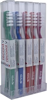 FUCHS ADULT RECORD V NYLON MEDIUM TOOTHBRUSH 10CT