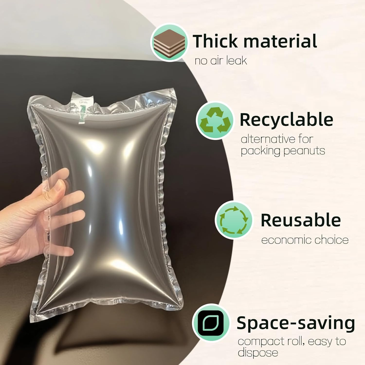 50 Pack Purse Stuffing to keep Shape & Prevent Creases, Women Bag Shaper Insert/Handbag Organizer to Storage & Display, Large Air Pillows for Shipping Substitute Packing Peanuts Packing Filler - Image 6