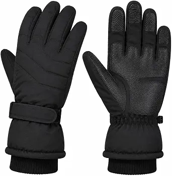 Winter Fleece-Lined Touchscreen Ski Gloves for Men and Women