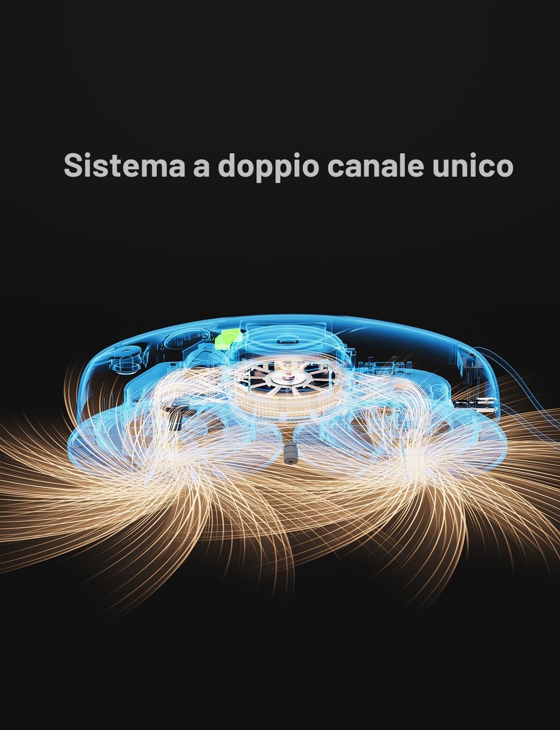 Tosima W3 Robot Lavavetri Finestre, Lavavetri Elettrico con Spruzzo Bidirezionale, Aspirazione Intelligente 3800PA, Triplo Sistema Sicurezza e Telecomando, per Vetri e Superfici Lisce, con 12 Panni