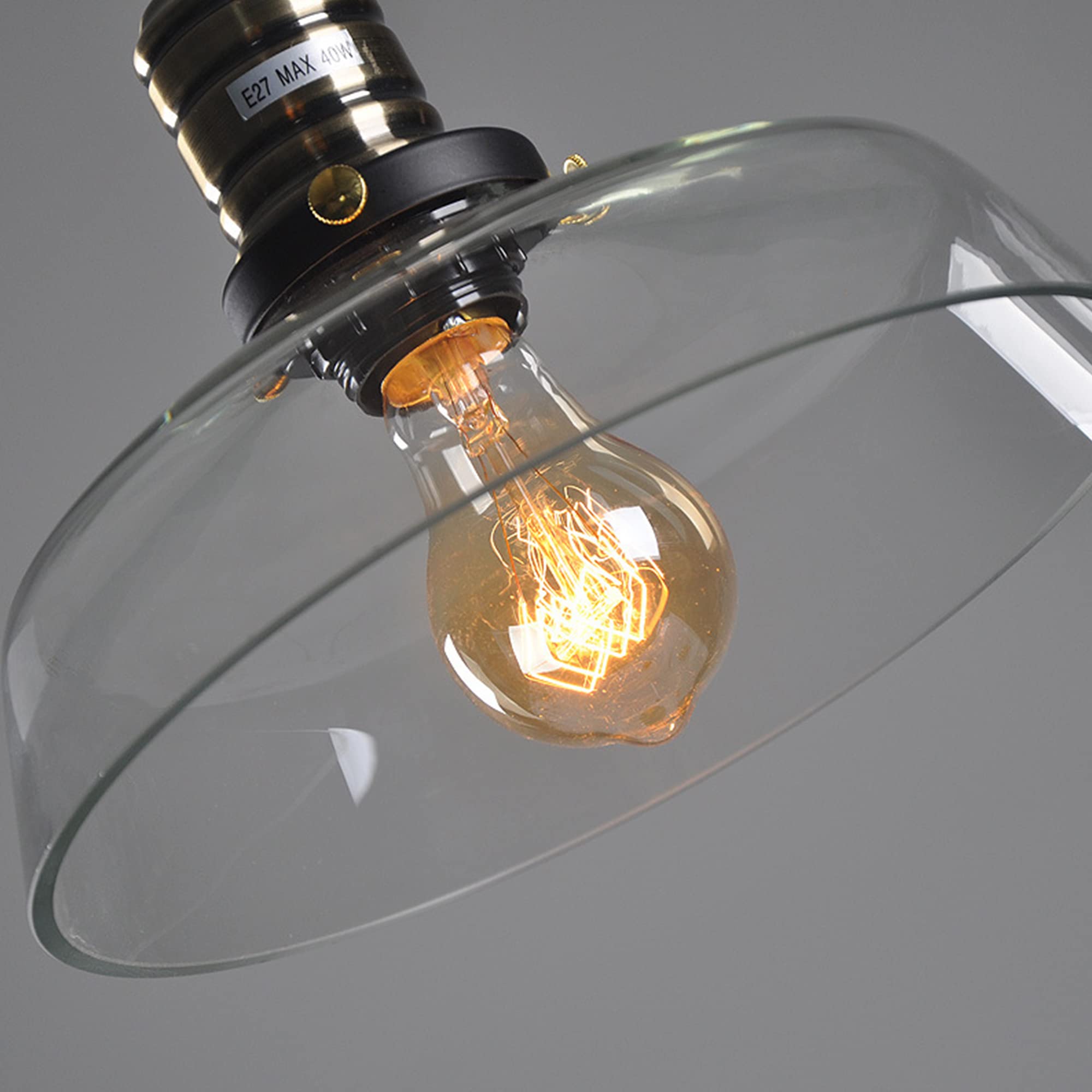 値下げ　クリアガラス ペンダントライト ゴールド　ダクトレール対応 クリアガラス ペンダントライト ゴールド ダクトレール対応