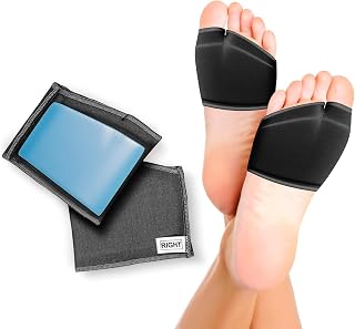 FOVERA Metatarsal Gel Sleeves for Ball of Foot Pain Relief – Soft Cotton Support Pads for Metatarsalgia & Forefoot Pressur... Price In India