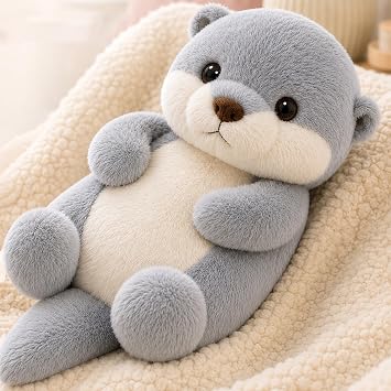20" 5lbs Otter Weighted Stuffed Animals with Heating Removable Pad