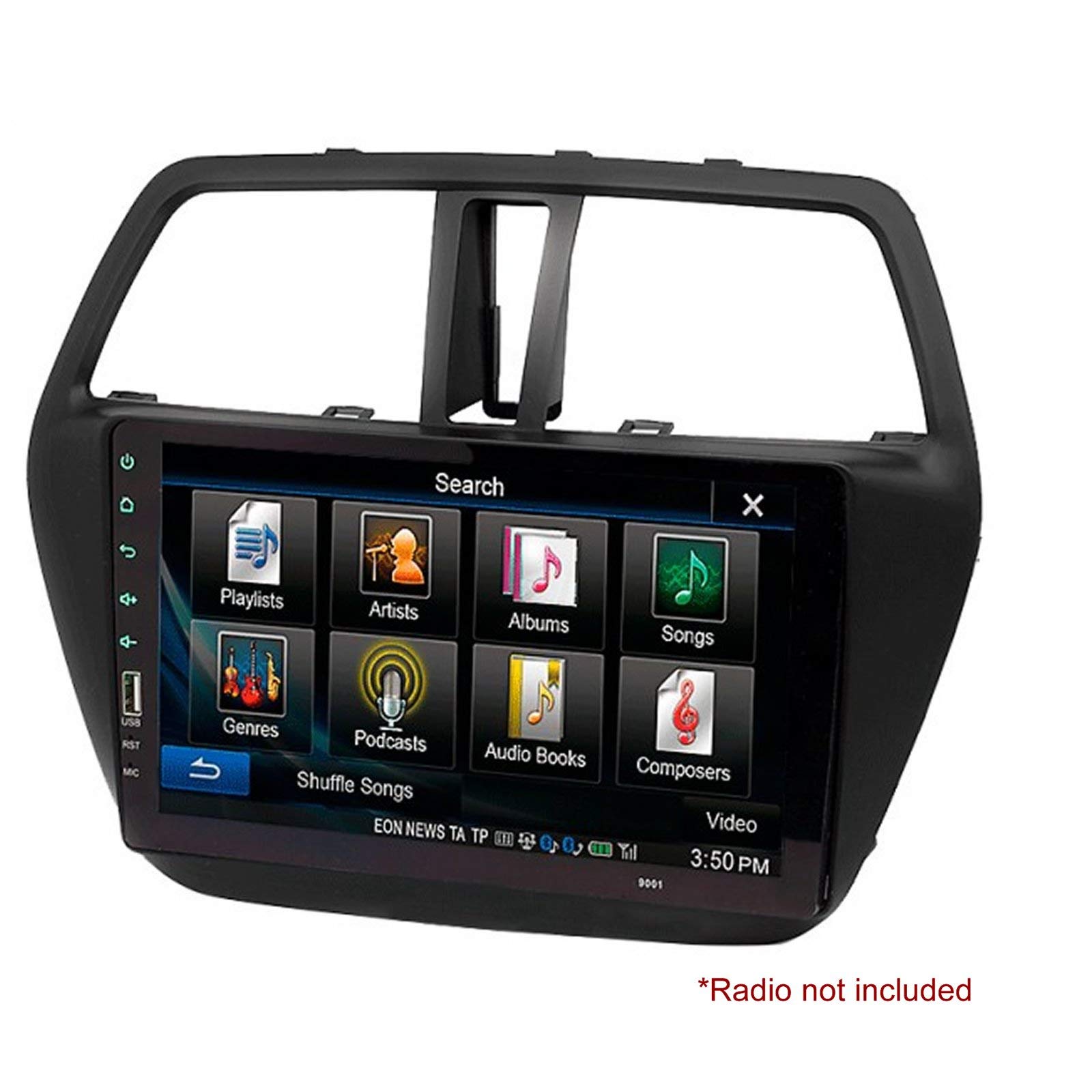 Sound Way - Kit Montaggio Mascherina Adattatore autoradio 9" Pollici Compatibile con Suzuki Sx4 S-Cross - KA22-438