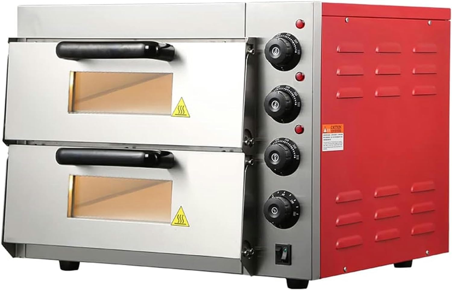 Commercial Large-Capacity Double-Layer Pizza Oven, Multi-Functional Bakery And Egg Tart Oven Electric Equipment, Suitable for Restaurant Kitchen Pizza Pretzel Baking