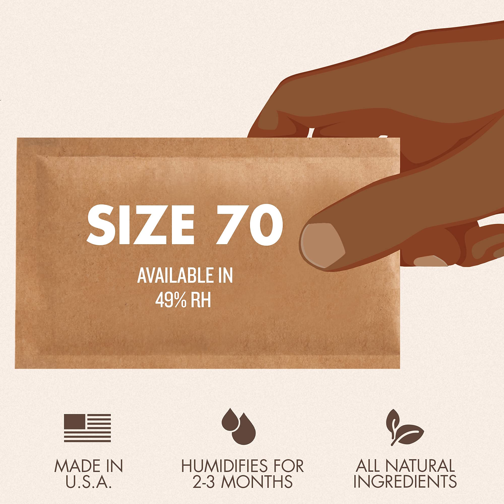 Buy Boveda Wooden Music Instruments 49 RH 2Way Humidity Control