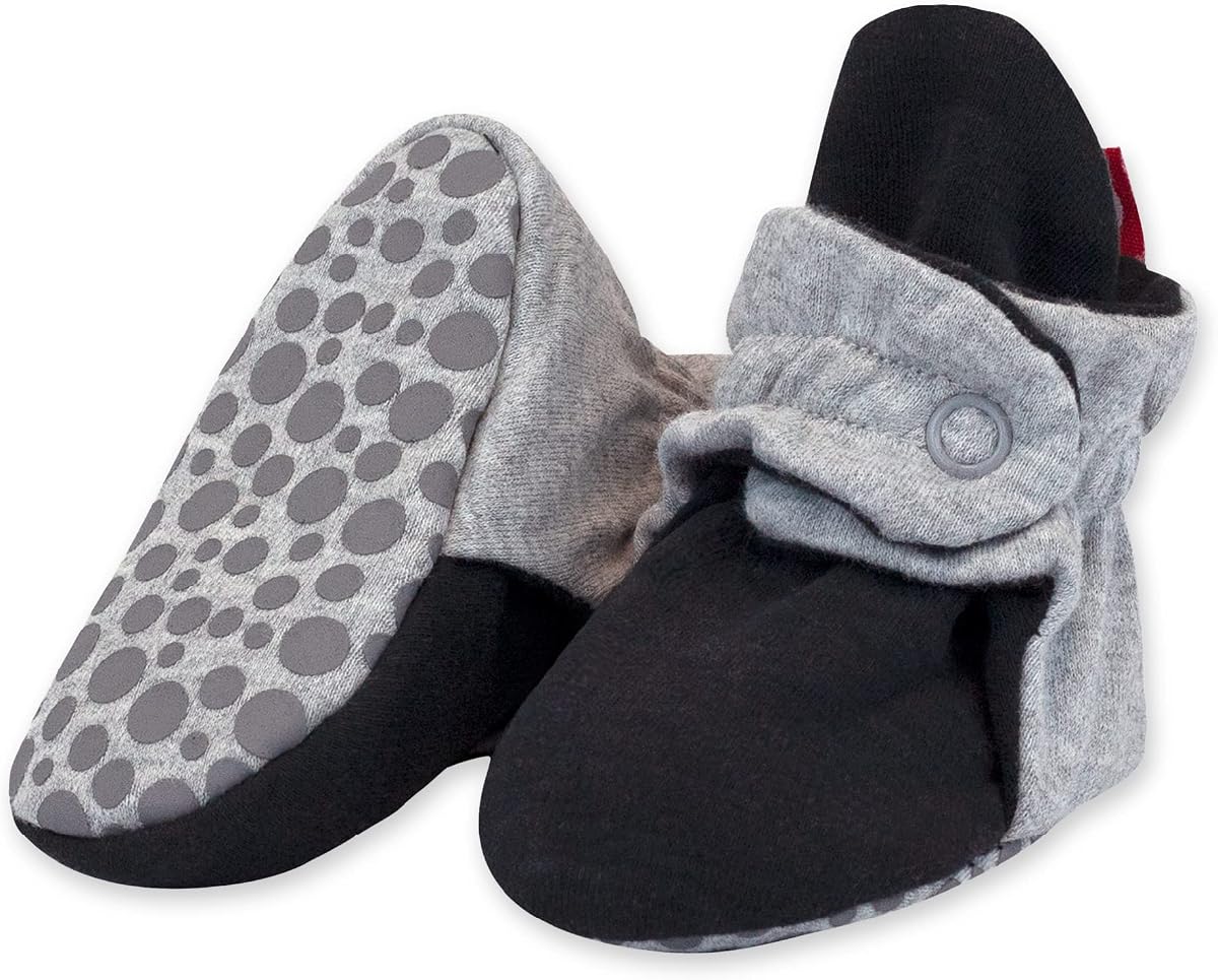 Zutano Patucos unisex de algodón orgánico para bebé, que se mantienen puestos y antideslizantes, desde recién nacidos hasta niños pequeños