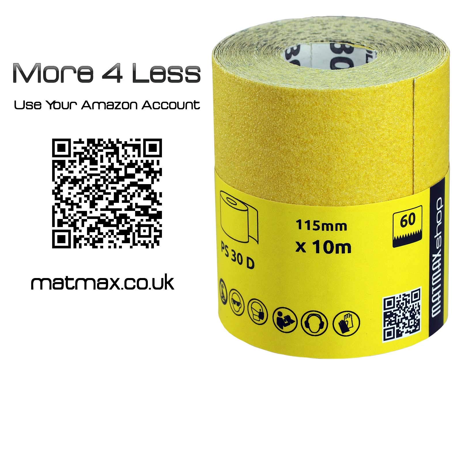 60 G (caorse) + 80 G (Midium) + 120 G (Fine) + 150 G (très