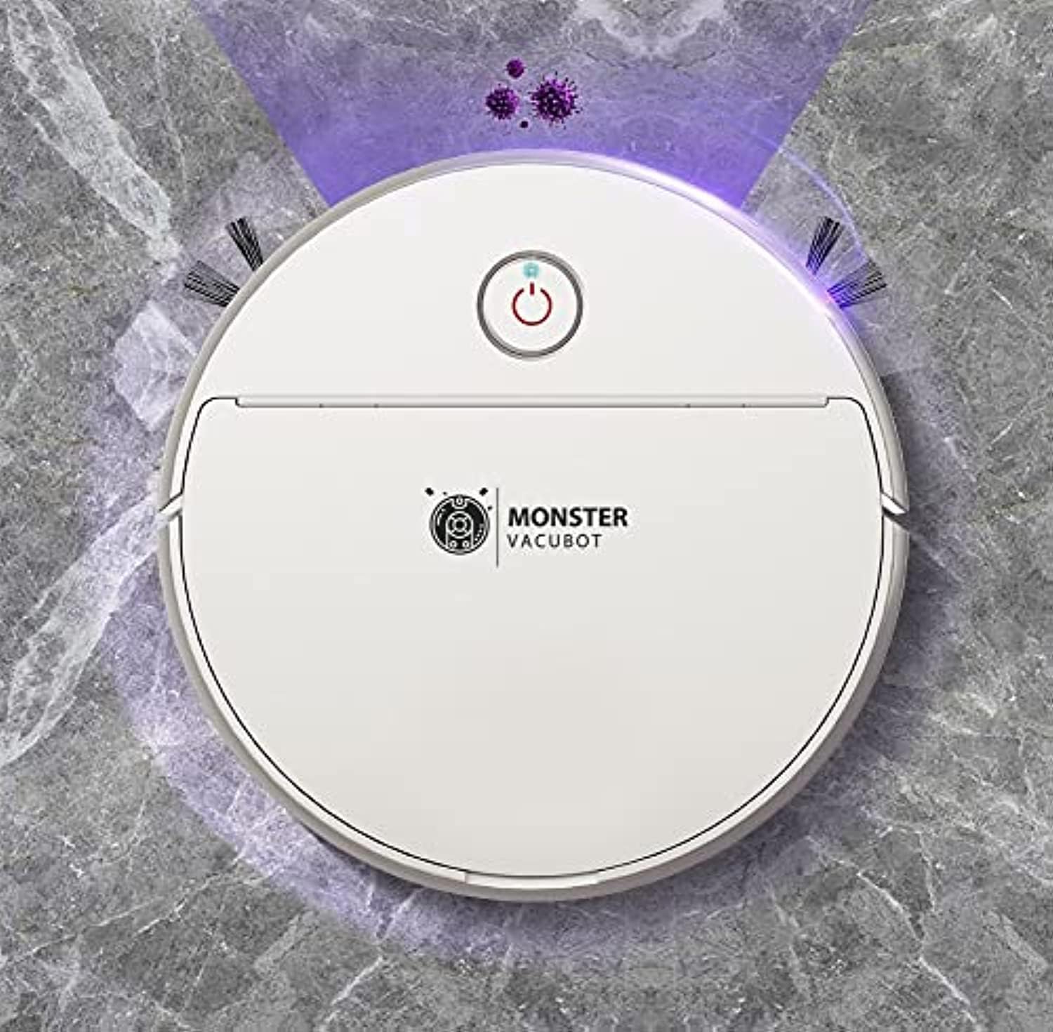 Robot Vacuum Cleaner, Super Slim, Light Weight, Moping, Sanitizing by UV Light technology and Rechargeable. This Robotic Sweeping, Cleaning, Moping, Sanitizing and Makes Your Life Easier.