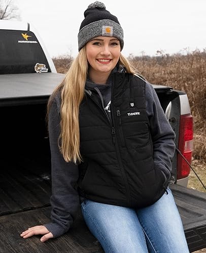Miniatura 6 de TIDEWE Chaleco térmico ligero para mujer con batería para cazasenderismo