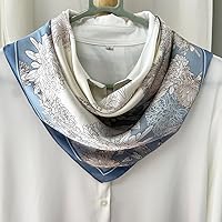 Vista 115 de FONYVE - Pañuelo de satén sedoso de tamaño mediano para mujer, cuadrado, 27.5 x 27.5 pulgadas