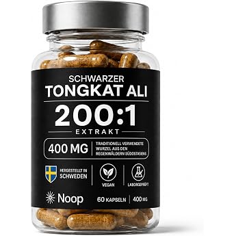 NOOP Black Ton-Kat 400 mg Premium Booster Capsules for Men 60 Capsules