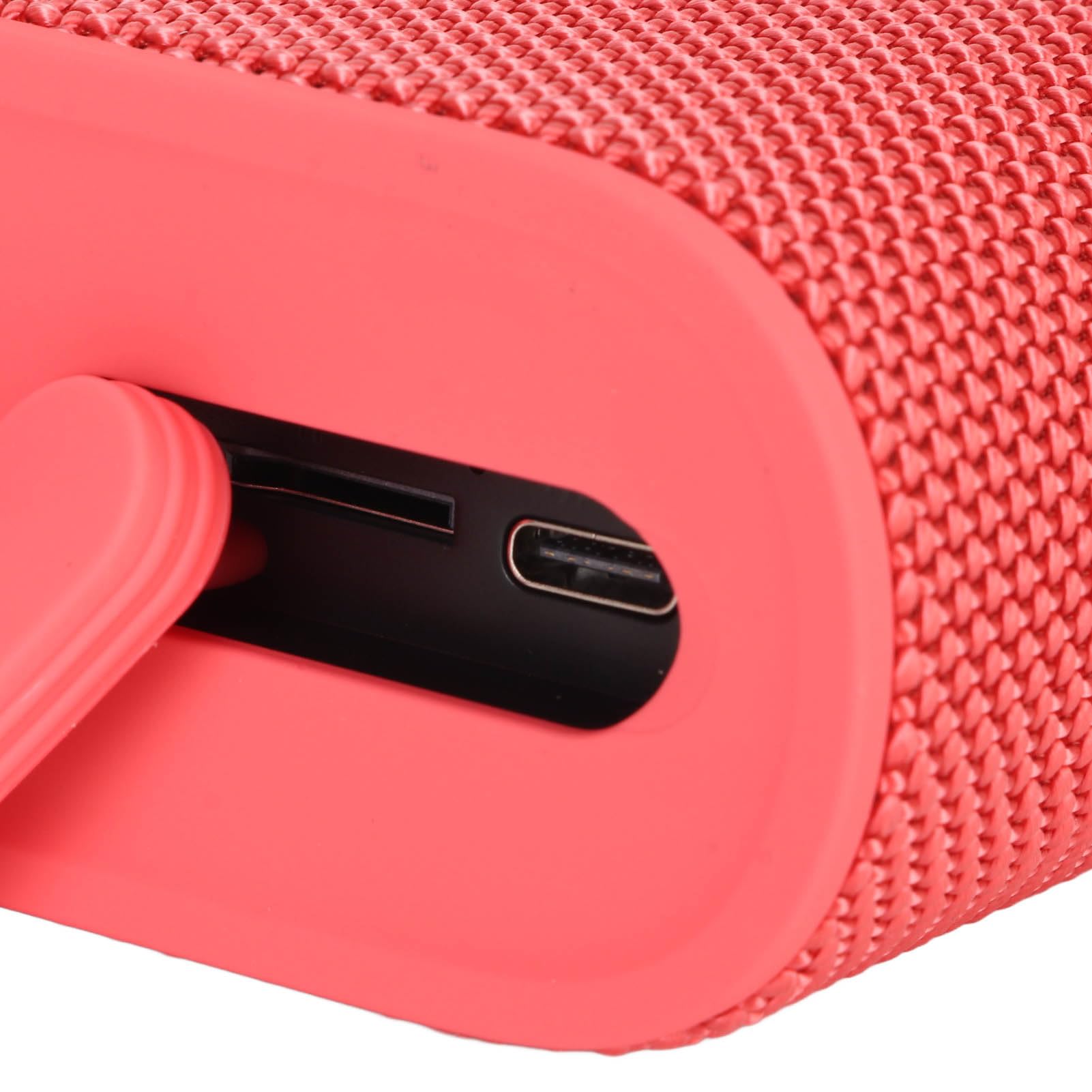 AMONIDA Mini Altavoz Bluetooth 5.3 IPX7 Resistente Al Agua con Sonido Estéreo de 360° para Playa y Actividades Al Aire Libre (Rojo)