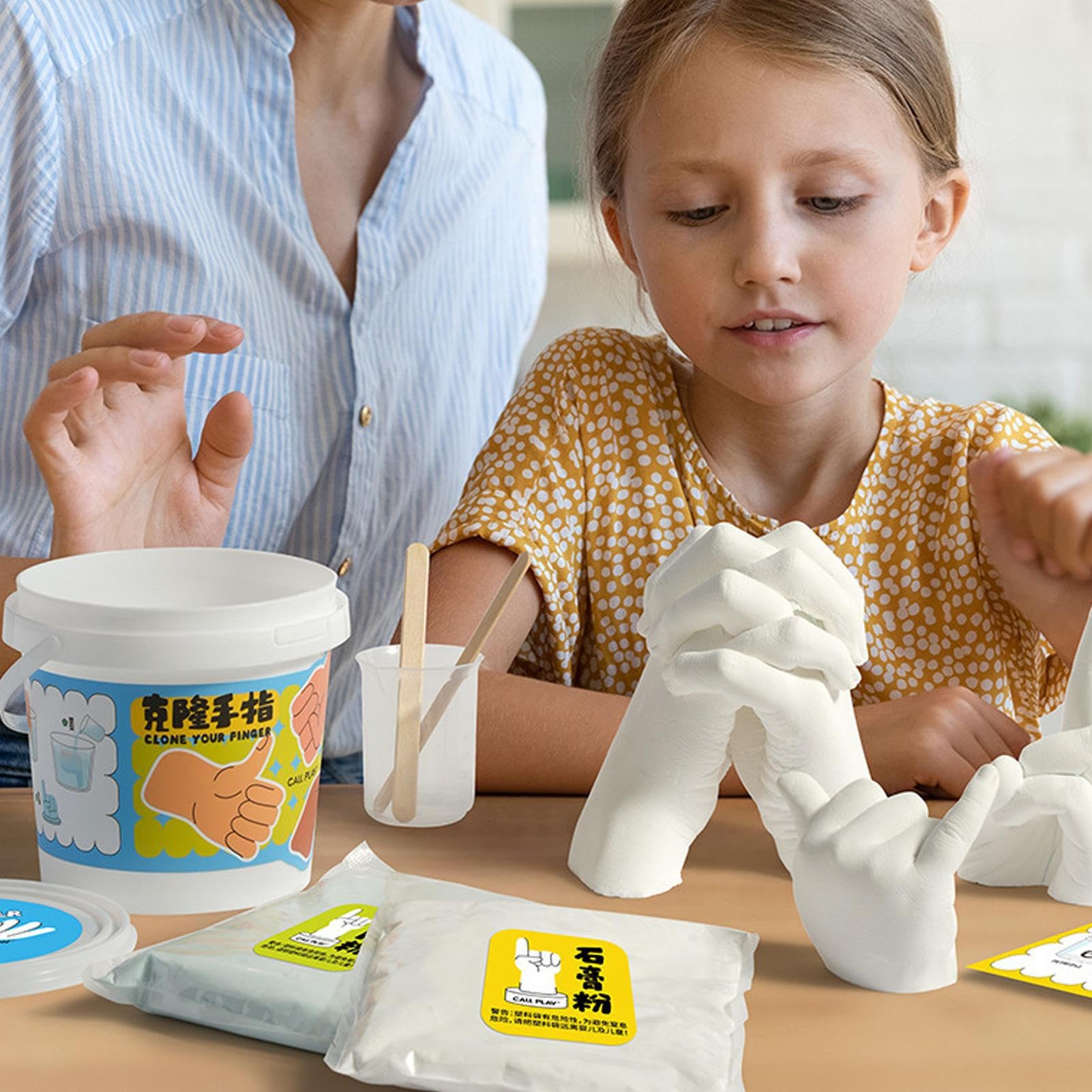Kit di fusione a mano, kit per sculture a mano Coppie romantiche Casting a