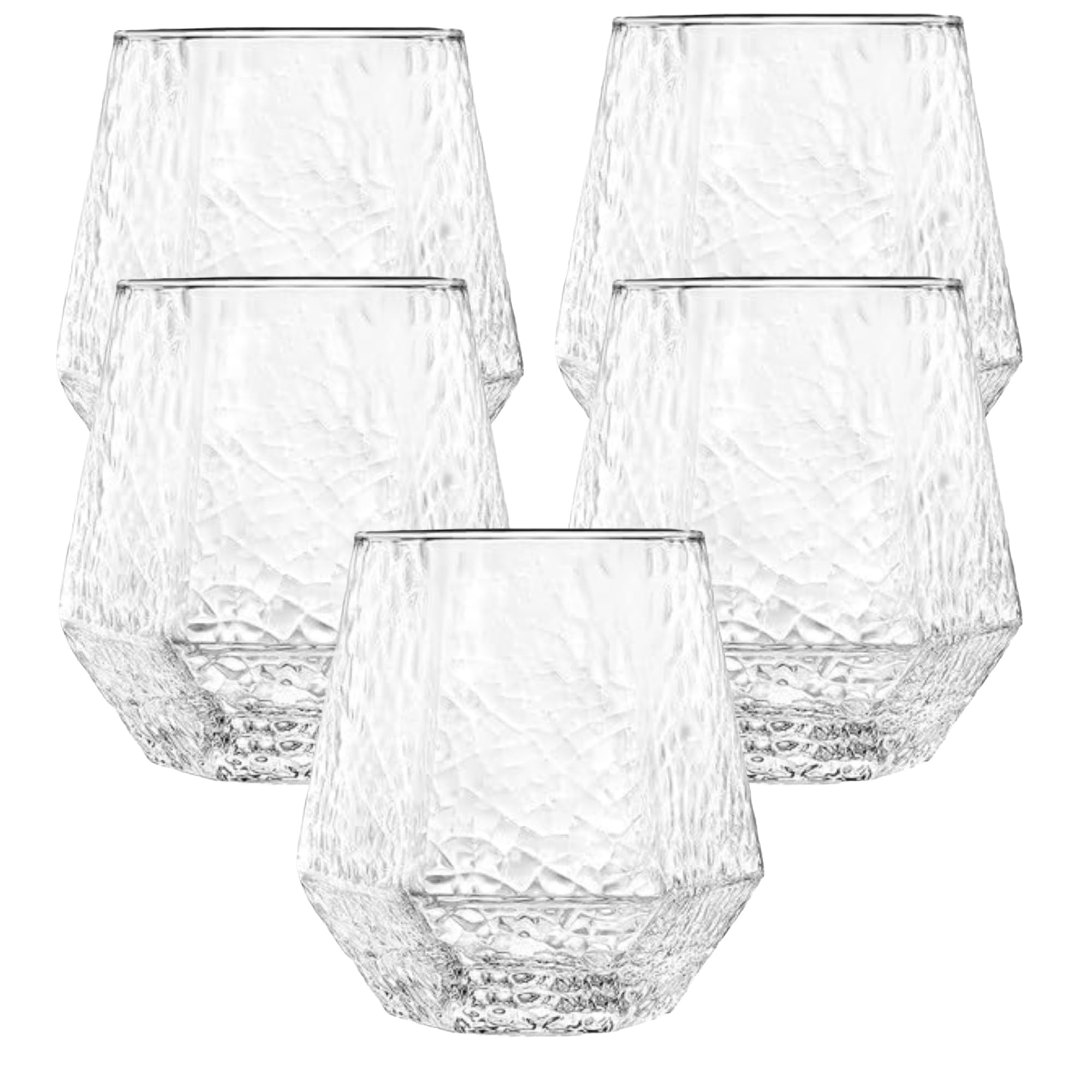 40 Vasos Irrompibles De Plástico Para Vino, Champaña, Whisky, Elegantes, Duraderos, Para Interiores Y Exteriores, Ideales Para El Hogar, Oficina, Bares, Bodas, Tazas De 12 Onzas (oro Blanco Mate