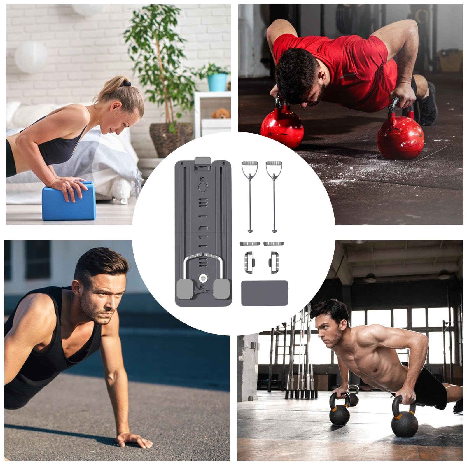 Pilates Reformer, pieghevole multifunzionale pilates riformer Board, attrezzo fitness pieghevole Core Trainer per principianti