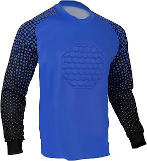 Soccer Goalie Shirt, Padded Goalkeeper Jersey, Youth and Adult Sizes