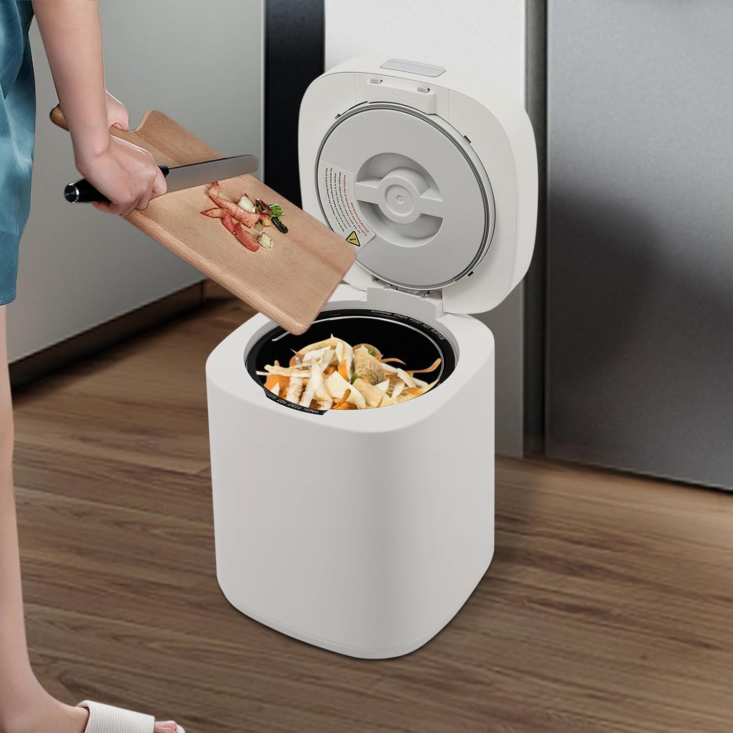 Electric Composter Machine: Smart Kitchen Composter with Fast 24-Hour Cycle, Odorless Food Recycler for Home, Turns Food Waste into Fertilizer for Garden