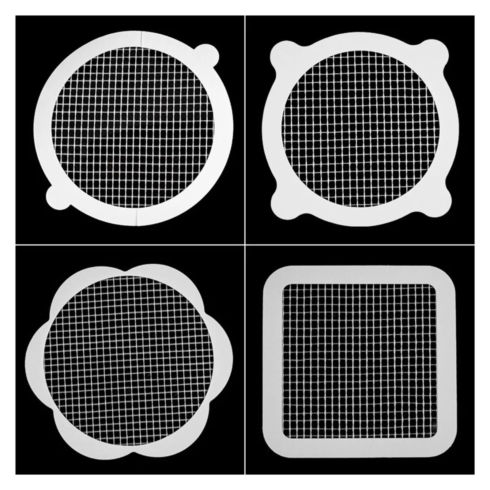 Klej do odpływu podłogowego USA filtr do zlewu i odpływ prysznicowy łapacz włosów 90 110 mm 5 szt. (90 mm) skuteczny sitko do włosów łatwe wkładanie odpadów solut