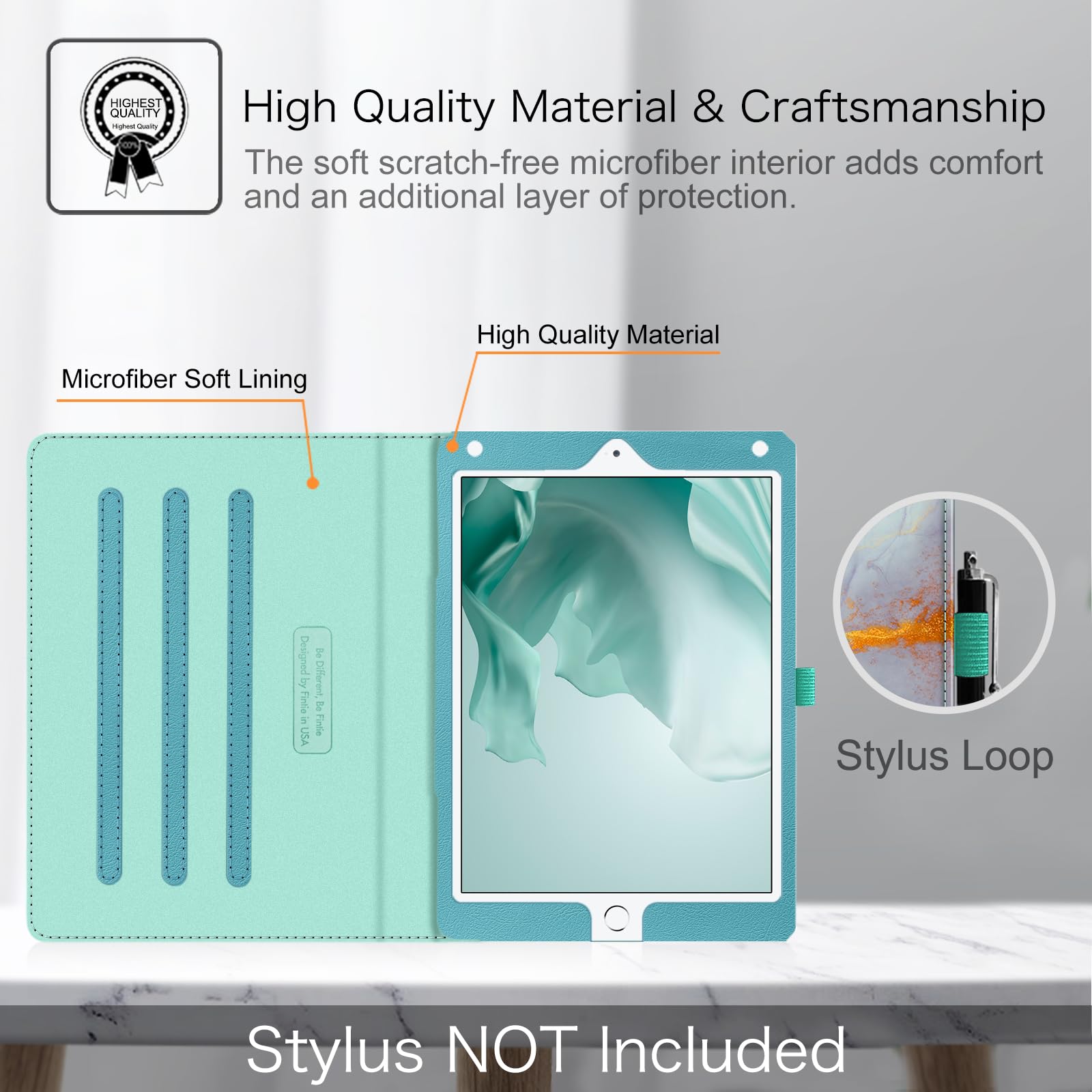 FINTIE Custodia Per IPad 9.7 Pollici 2018 2017, IPad Air 2 / Air 1 - Foto 9