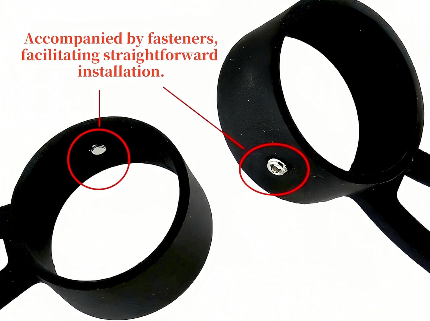 Stainless Steel Bar & Floor Mount Combination Foot Rail Bracket ,Fits 50.8mm/2inch OD Bar Foot Rail Tubing Furniture Hardware with Screws (Matte Black, 2Pack)