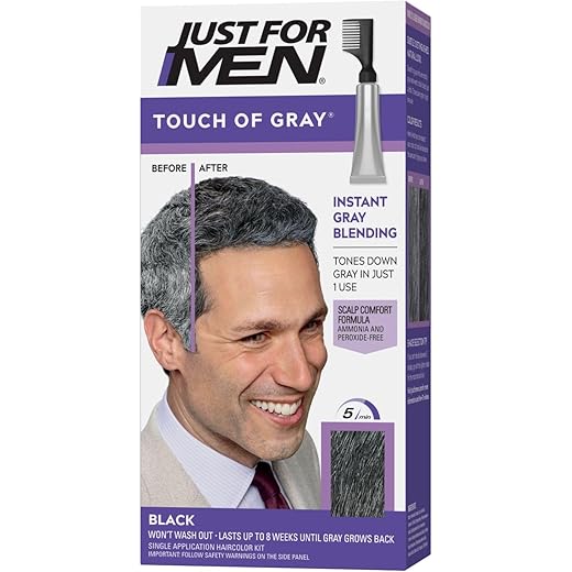 Touch of Gray Black Hair Colour - 6g
