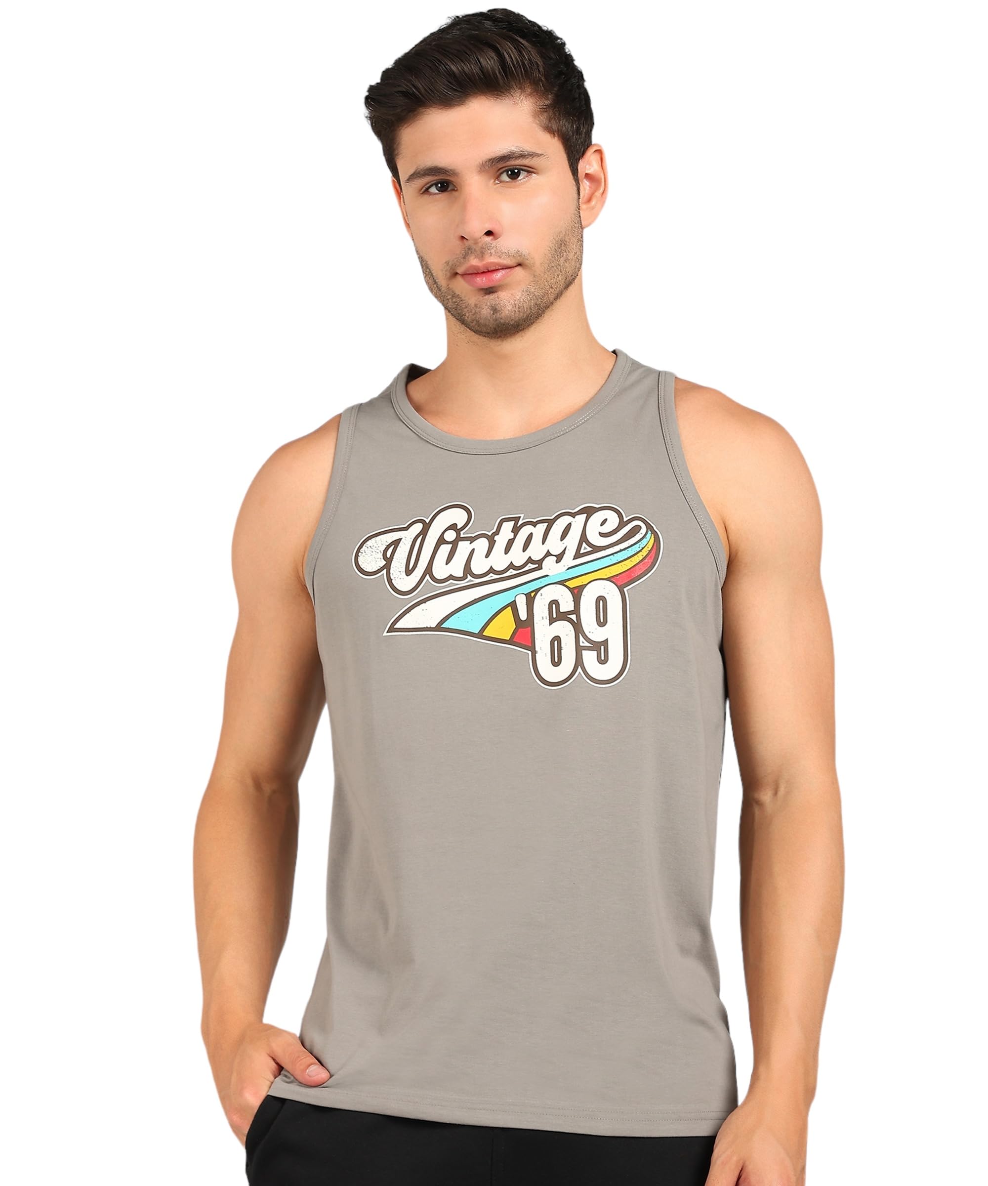 alan jones clothing Men's Cotton Sleeveless Regular Fit T-Shirt-picture-30