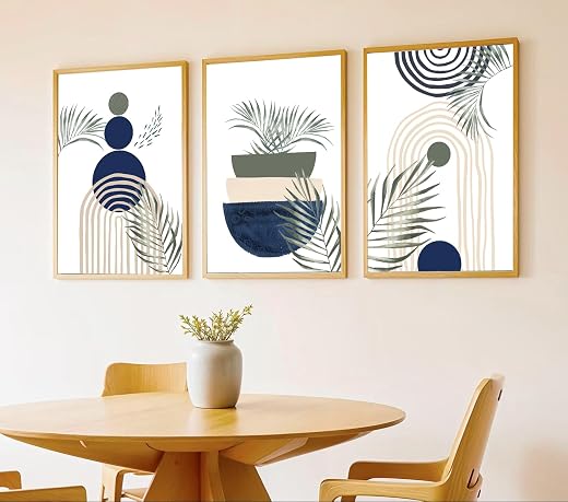 Gamya Boho Wall Art Paintings Framed Posters for Living Room Bedroom Hotel Home Decoration - Wall Posters | Paintings with...