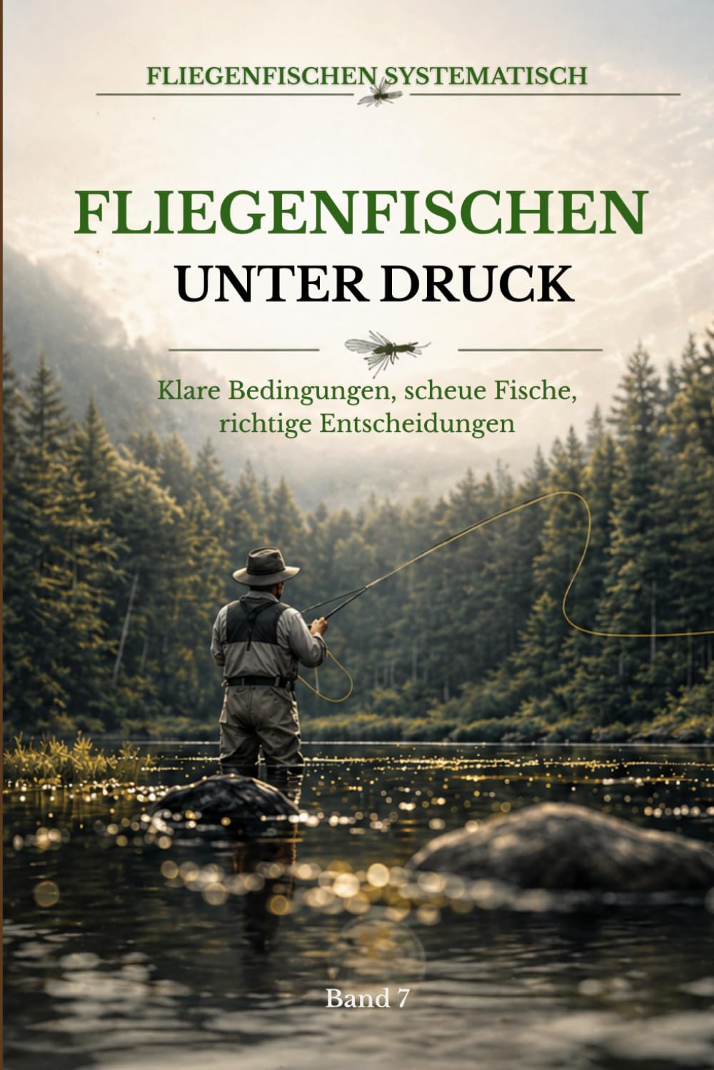 Fliegenfischen unter Druck: Klare Bedingungen, scheue Fische, wenige Chancen und die richtige Entscheidung am Wasser (Fliegenfischen systematisch)
