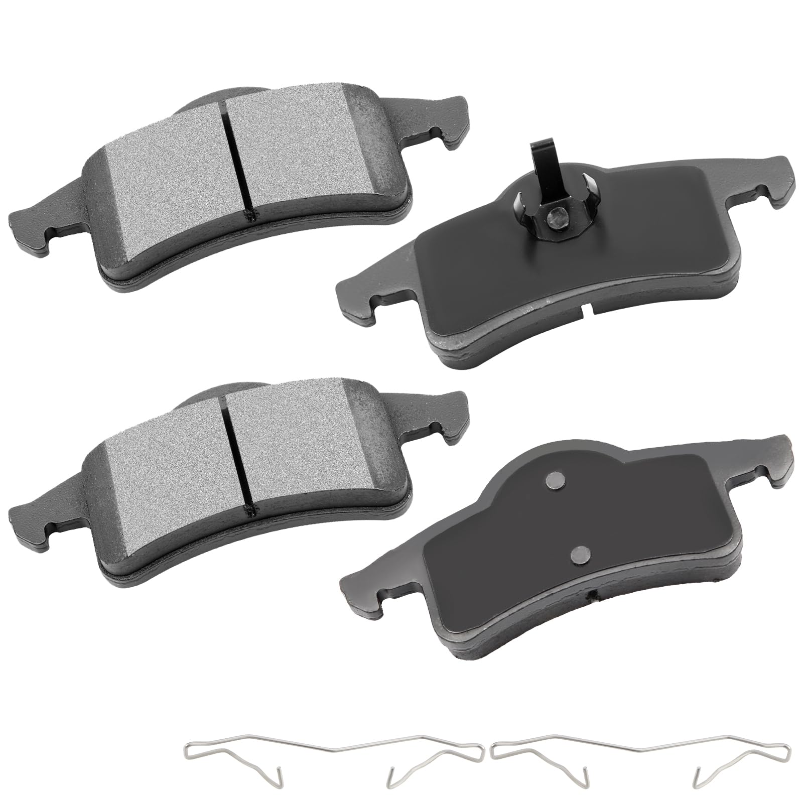 cciyu D791 Ceramic Rear Brake Pad Set Fit For 1999-2004 For Jeep Grand For Cherokee