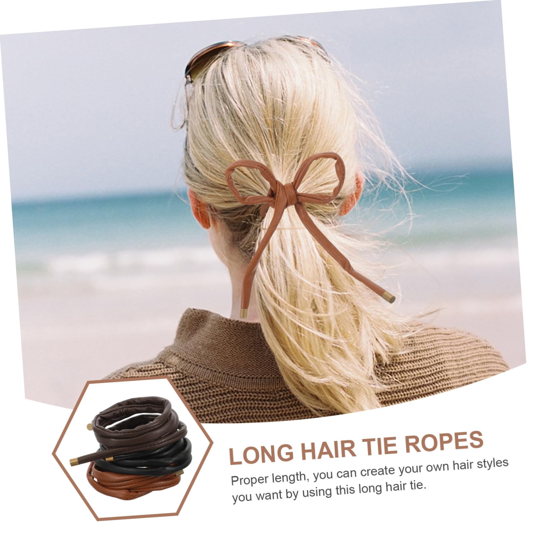 MAGICLULU 5 Juegos De Coleteros Resistentes Para Trenzar El Cabello Diademas Para Mujeres Y Niñas Accesorios Elegantes Para El Cabello (3 Unidades X 5)