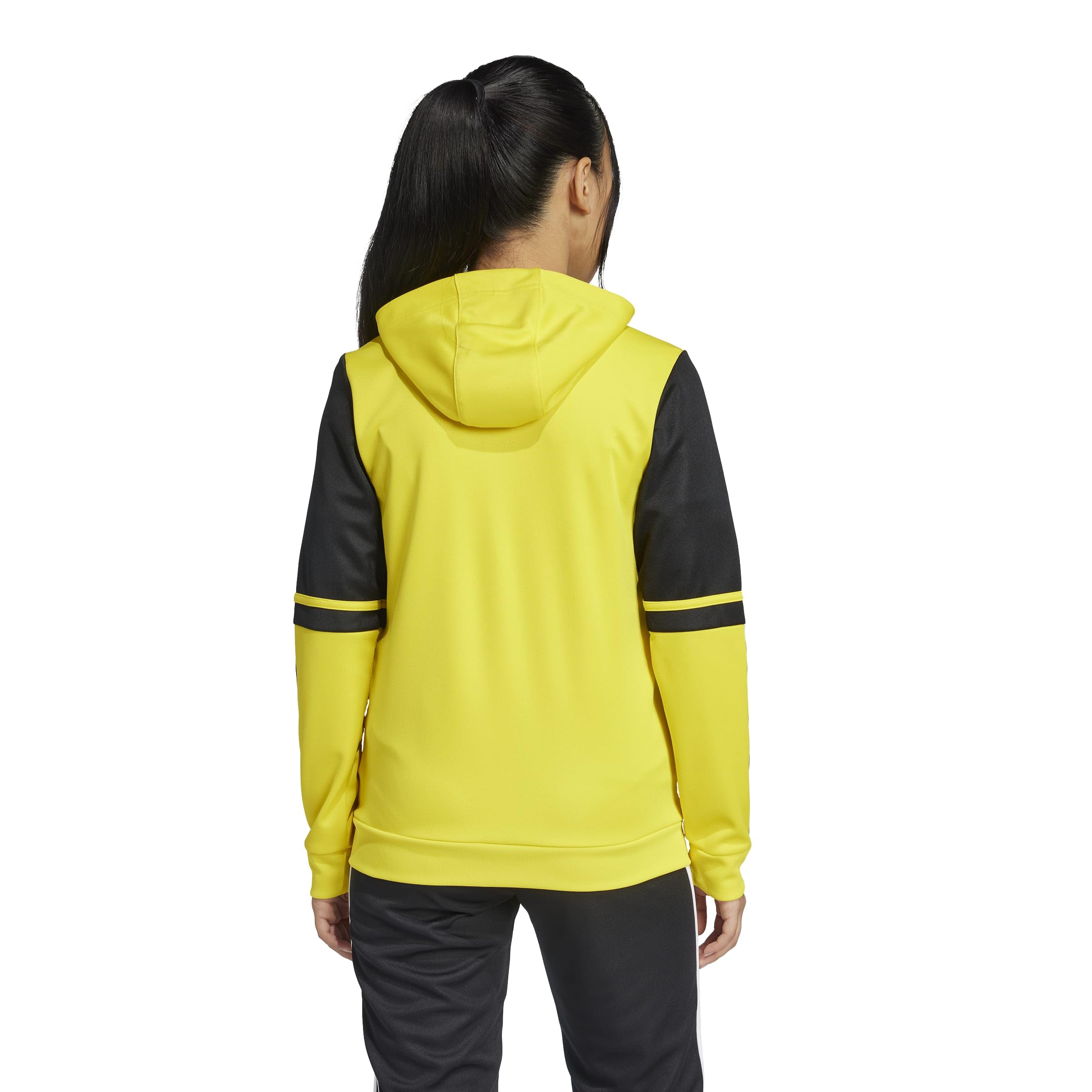 adidas Uniseks - dzieci Squadra25 Hoody Kids Sweatshirt, team yellow/black/white, 9-10 Years
