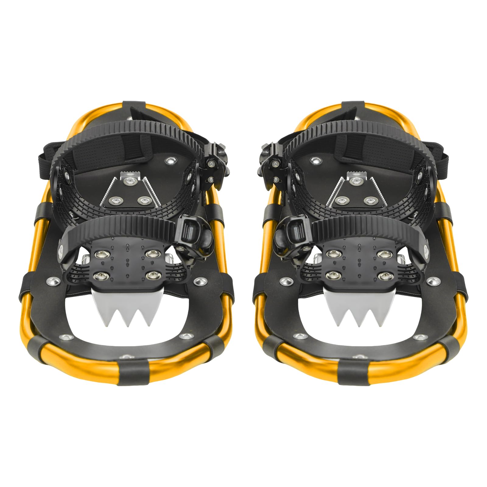 Raquetas de nieve de 21 pulgadas con bastones de senderismo ajustables, zapatos de nieve ligeros para adultos, hombres y mujeres, juego de raquetas de nieve de aluminio, capacidad de carga de