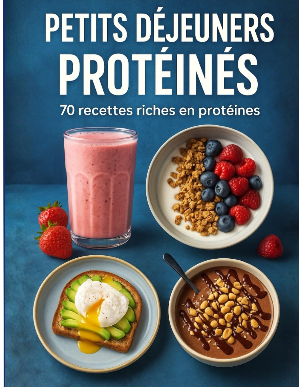 PETITS DÉJEUNERS PROTÉINÉS – 70 RECETTES FACILES ET SAINES: Des idées faciles et variées pour perdre du poids, construire du muscle ou simplement bien ... et salées, prêtes en moins de 15 minutes.