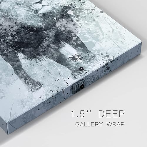 Miniatura 6 de Renditions Gallery AZS-WC15-15593-R-2424-SC - Póster abstracto de animales para dormitorio y sala de estar, arte de pared de león, listo para