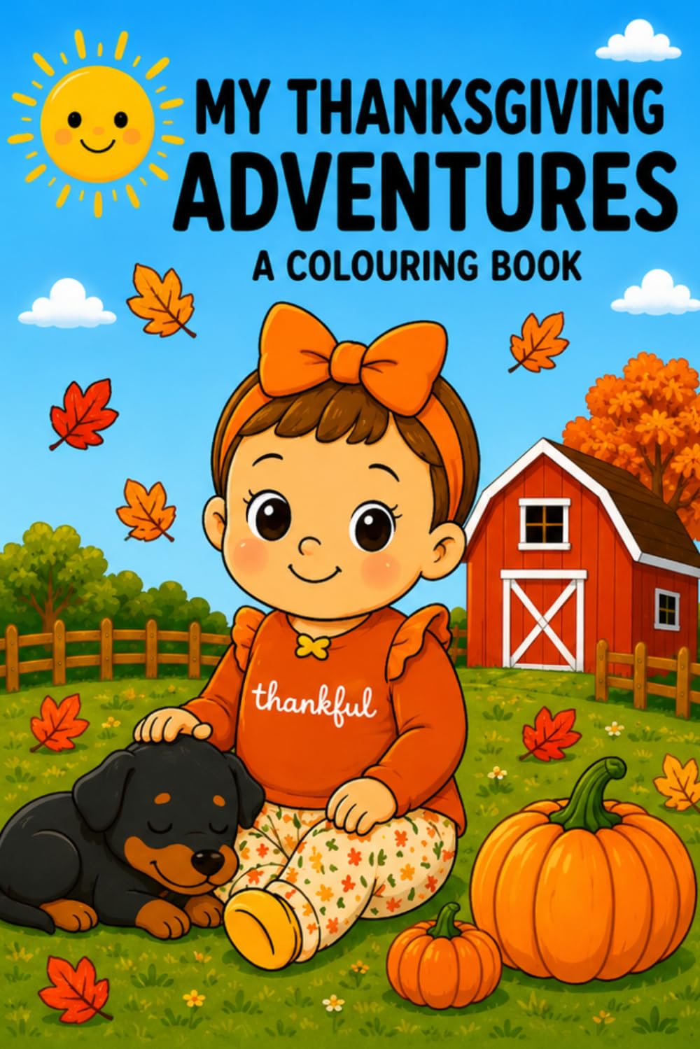 My Thanksgiving Adventures: A colouring book