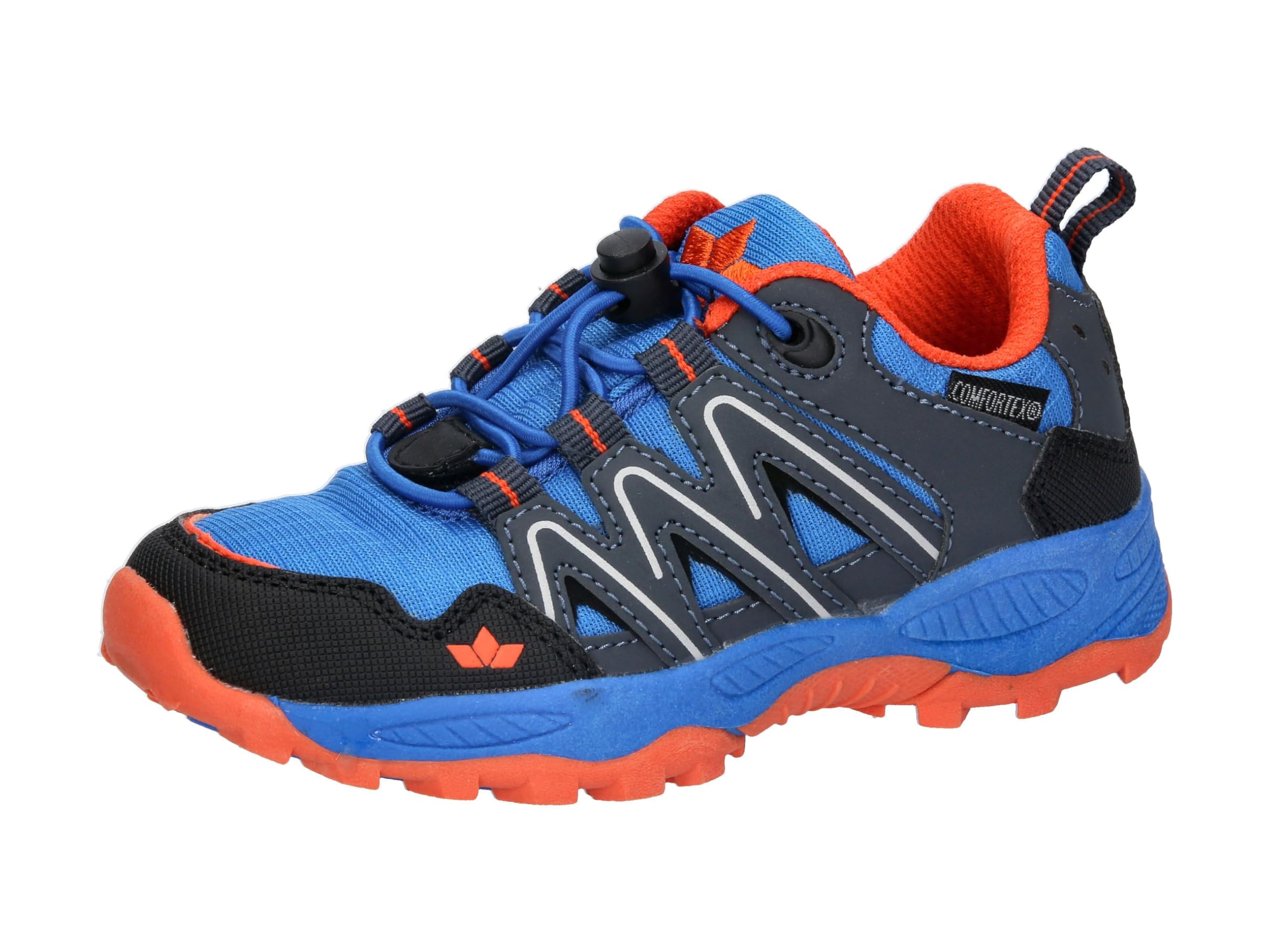 Lico Unisex Kid's Leander Trekking Shoes, Blue Navy Orange, 41 EU