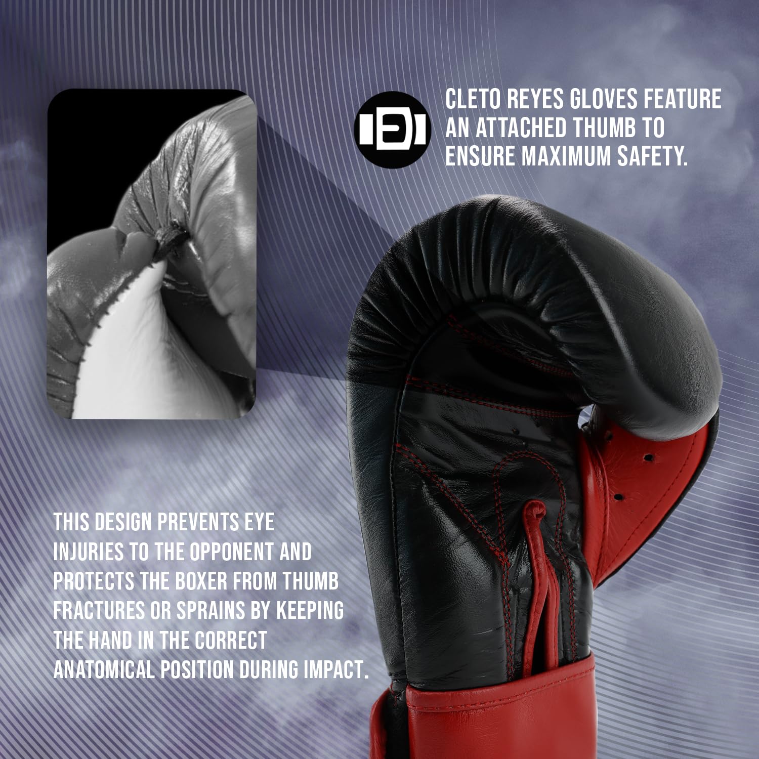 Cleto Reyes Extra Padding Training Gloves (16oz., Black), Training