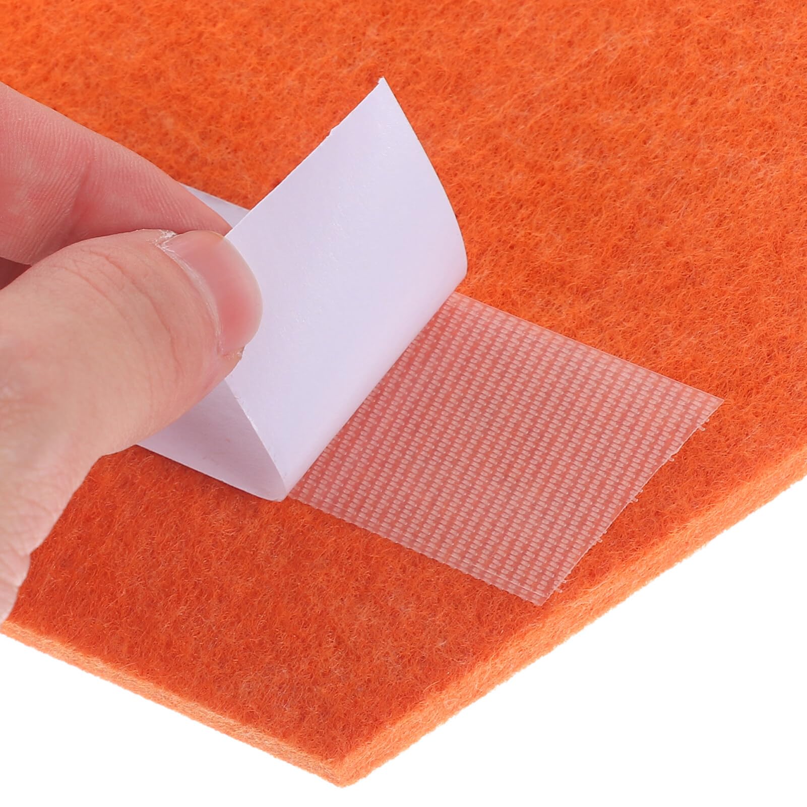 10 Stück Selbstklebende Filz-Pinnwand – Sechseckige Filztafeln Zum Anbringen An Der Wand | Rot, 20x17.5 Cm, Für Notizen & Deko