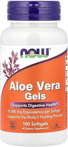 NOW Foods Aloe Vera 10, 000 Geles 100 Sgels