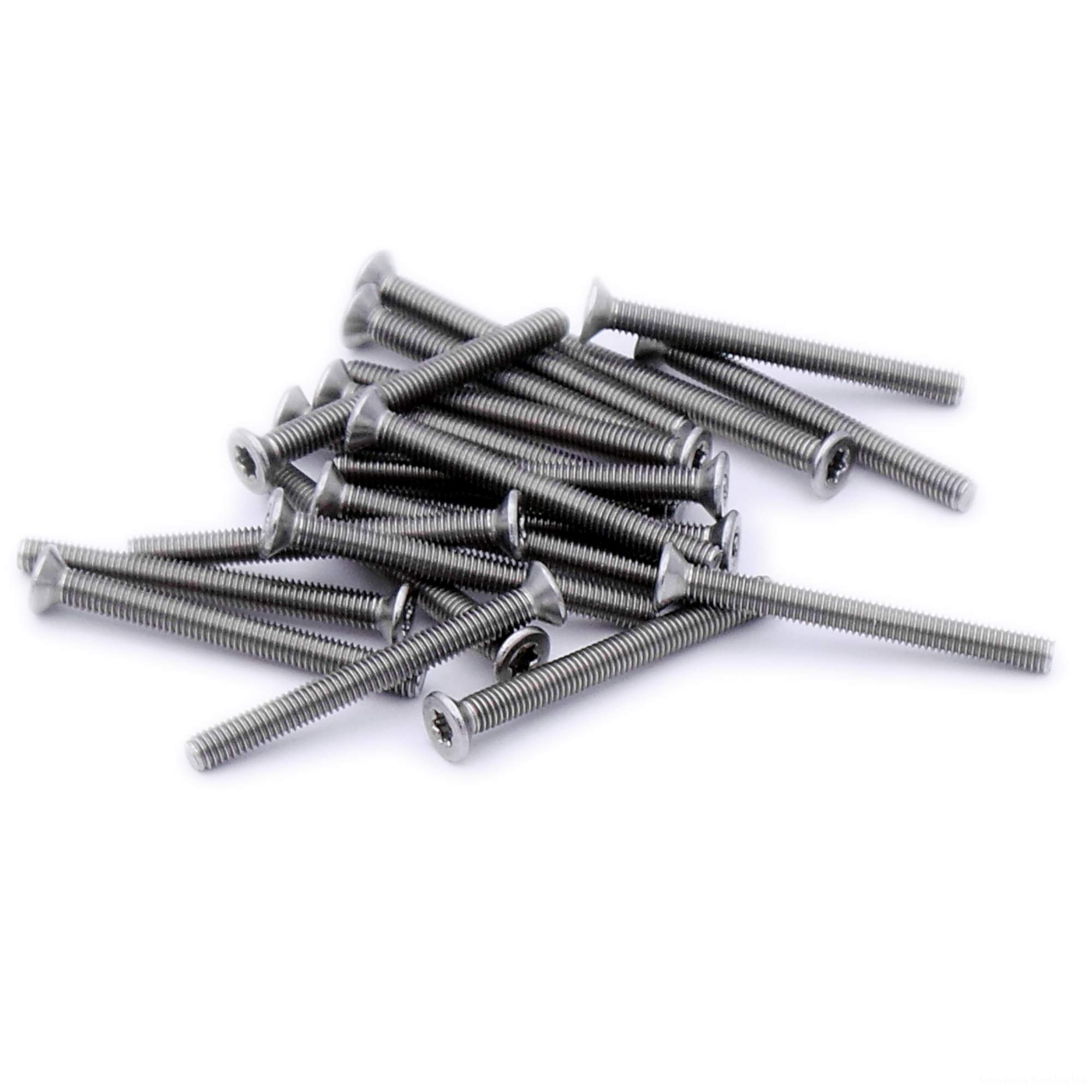 Singularity Supplies M2.5 (2.5Mm X 14Mm) Tx Socket Countersunk Machine Screw (Bolt) - Stainless Steel (A2) (Pack Of 20)