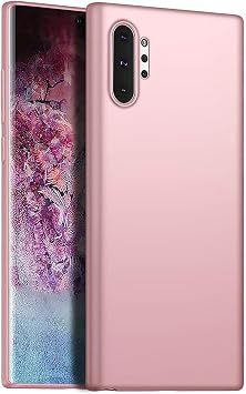 Microsonic Matte Silicone Samsung Galaxy Note 10 Plus i in K l f Rose Gold [Galaxy Note 10 Plus ile Uyumlu K l f - Rose Gold]