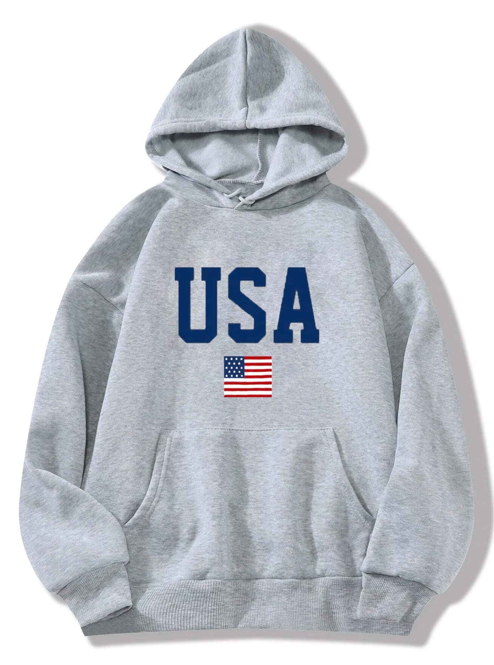 Hilinker Womens Graphic Hoodies Drawstring Long Sleeve Sweatshirt with Pocket Pullover