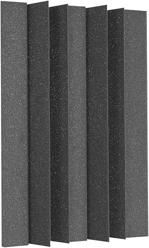 Miniatura 2 de Auralex Acoustics LENRD, paneles de absorción acústica, trampa para graves, 8unidades, color borgoña, Carbón