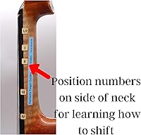 Vista 7 de Fantástica guía de dedos para violines adultos principiantes Instrumentos musicales de cuerda Calcomanías de diapasón y diapasón para aprender