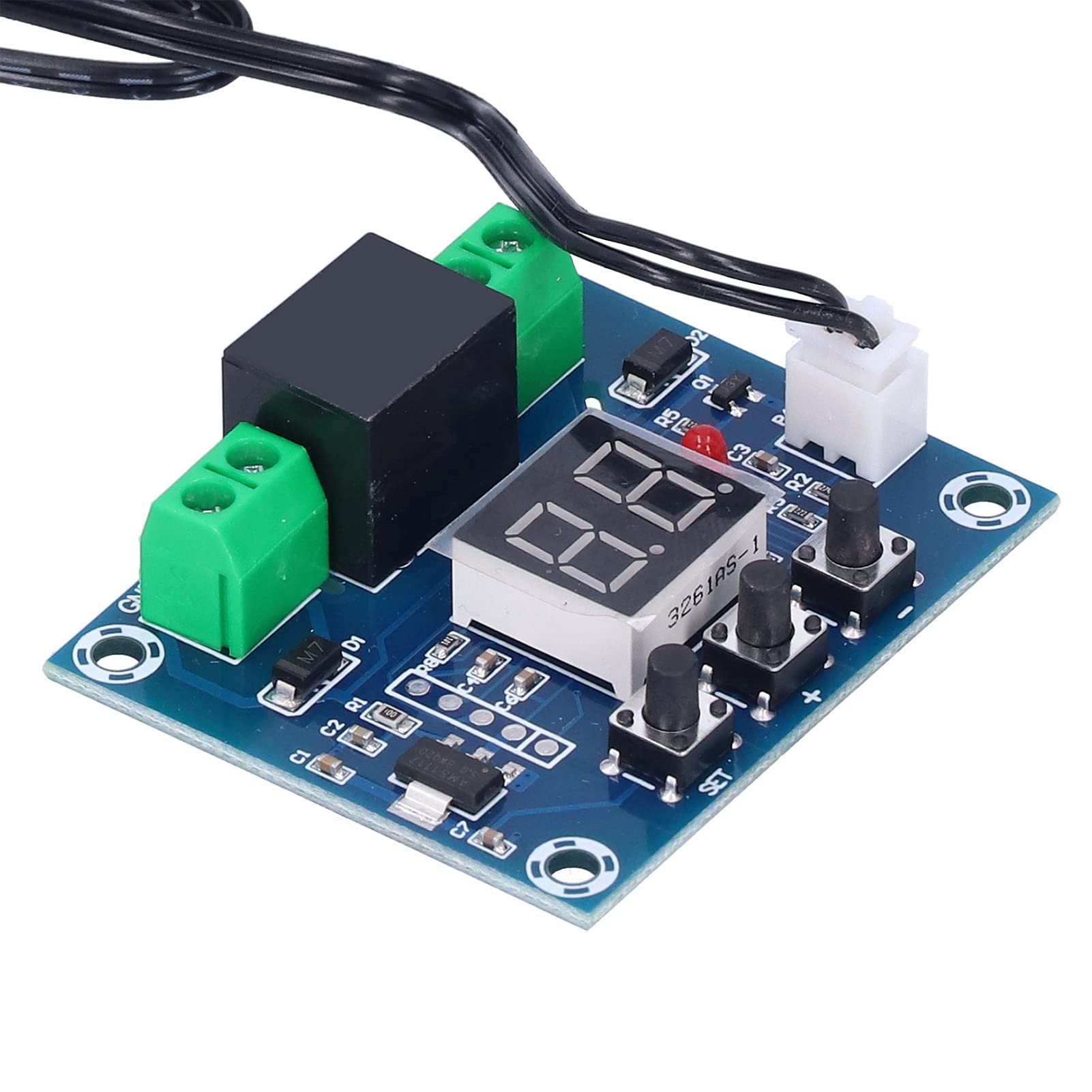 Humidity Controller Module, Automatic Soil Sensor, Soil Humidity Control Module, with Irrigation Digital Display for Automatic Watering Sprinkling XHM214 DC12V