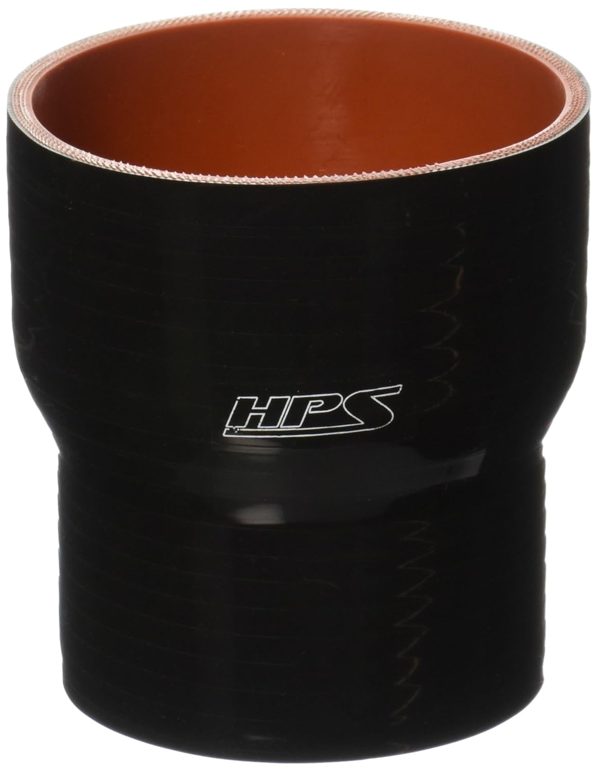 HPS HTSR-300-350-L4-BLK Silicone High Temperature 4-ply Reinforced Reducer Coupler Hose, 50 PSI Maximum Pressure, 4" Length, 3" > 3-1/2" ID, Black